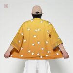Veste de style kimono, motif Zenitsu pour une allure unique