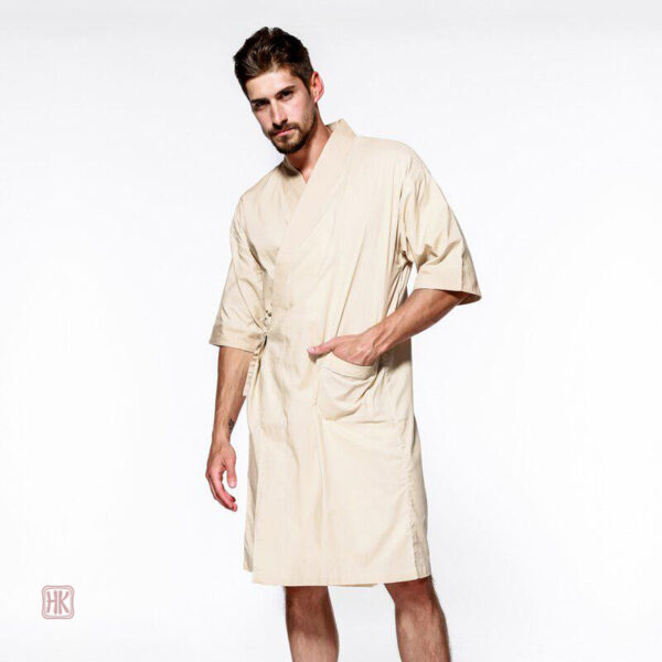 Peignoir en tissu doux pour homme