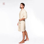 Peignoir homme léger pour un confort optimal
