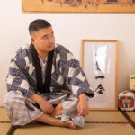 Pyjama kimono homme en coton, idéal pour la détente