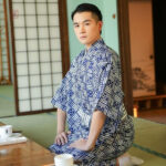 Kimono homme traditionnel, style décontracté pour la maison