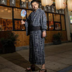 Yukata homme samouraï, kimono traditionnel, confort moderne