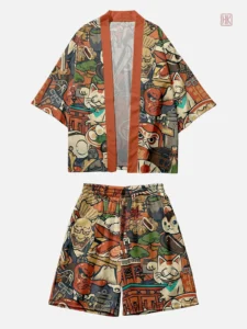 Kimono homme Yukata, style Tokyo, confort et élégance