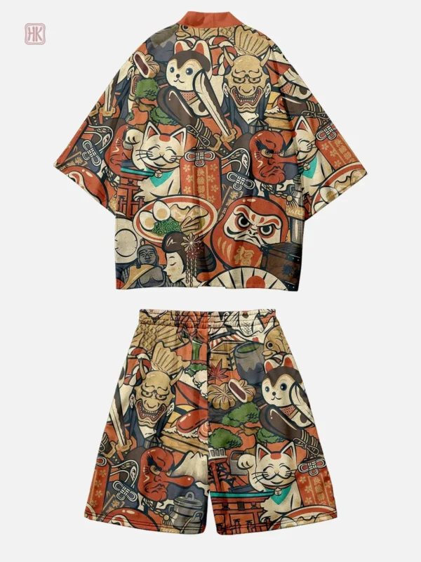 Pyjama Yukata pour homme, inspiration japonaise moderne
