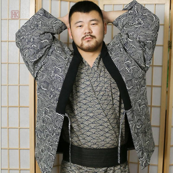Pyjama kimono homme, design classique et élégant