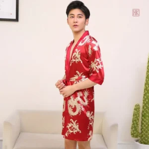 Peignoir Yukata homme en tissu léger et confortable