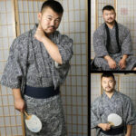 Kimono de nuit homme, style japonais authentique et décontracté
